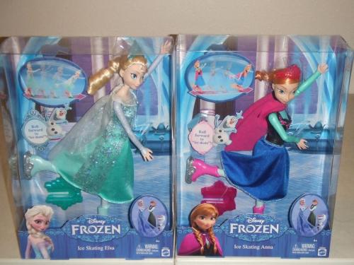 Frozen Elsa y Anna Patinadoras Mattel Telefon - Imagen 2