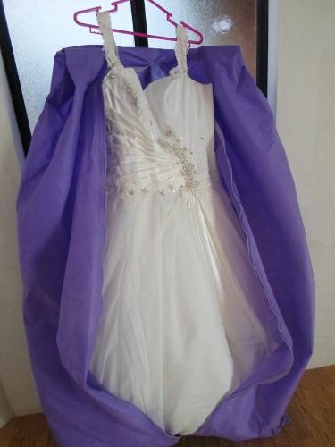 Vendo vestido de novia una sola puesta talla - Imagen 1