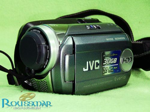 FILMADORA JVC CON DISCO DURO 30 GB 500 BS CH - Imagen 1