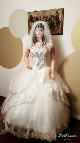 Bello vestido de novia importado 4100 bs ofer - Imagen 1