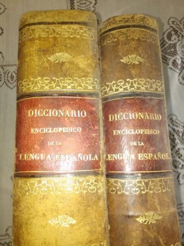 vendo 2 diccionarios de 1875 y 1882 de impr - Imagen 1
