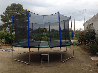 En venta trampolin de 420 de diametro a medi - Imagen 1
