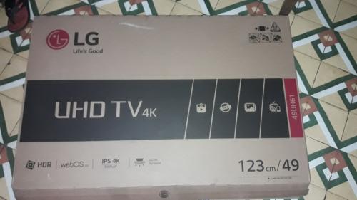 En venta LG smart tv 4K de 49pulgadas nueva c - Imagen 1