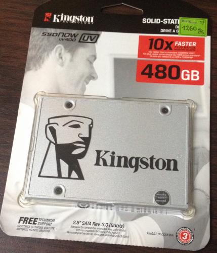 KIMGSTON 480GB SSDNOW UV400  * Capacidad: 48 - Imagen 1