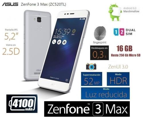 Nuevo Asus Zenfone 3 Max Dual SIM Super Bate - Imagen 1
