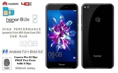 Huawei Honor 8 Lite 32GB 4G LTE Dual SIM hec - Imagen 1