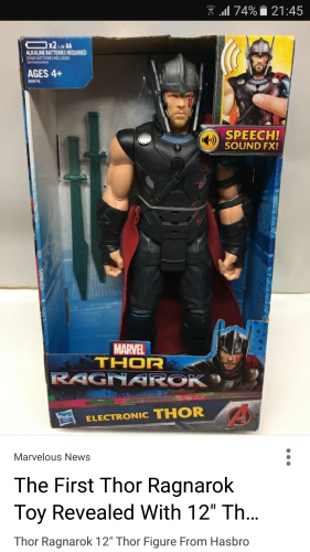 Vendo Thor nuevo en caja original hasbro 12  - Imagen 1