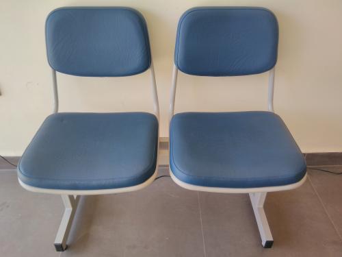 Hermosa silla duo nueva materiales de acero  - Imagen 1