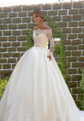 Vendo hermoso vestido de novia a precio acces - Imagen 1