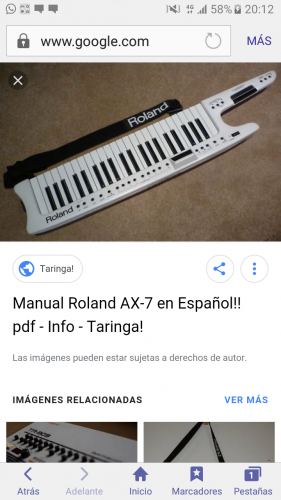Compro Roland ax7 este es mi nmero de whaps - Imagen 1