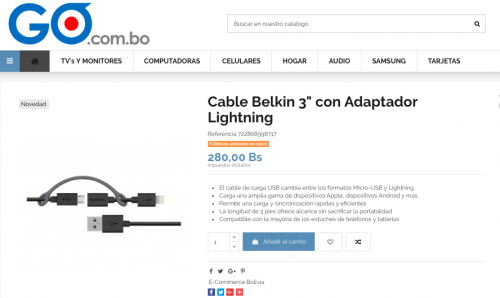 Cable Belkin 3
