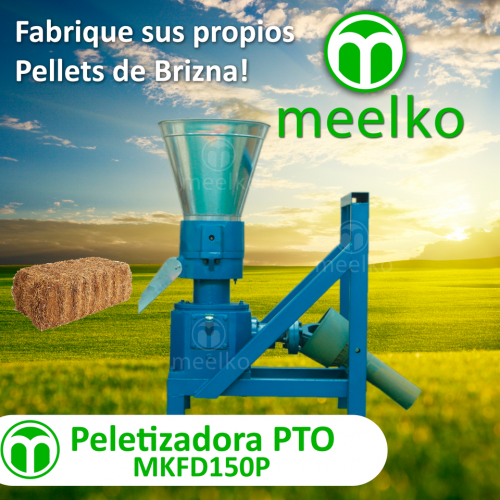 Meelko Peletizadora 150mm PTO para alfalfas y - Imagen 2