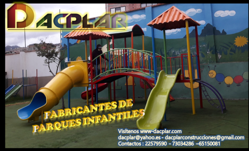 juegos infantiles Bolivia DACPLAR DISEÑO Y A - Imagen 1