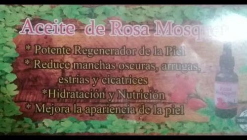 llego aceite de rosa mosqueta de origen chile - Imagen 2