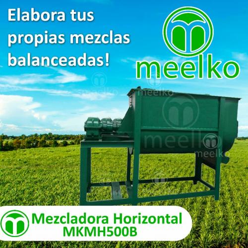 MEZCLADORA HORIZONTAL MEELKO MKMH500B * Las m - Imagen 1