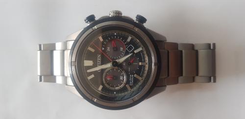 vendo reloj citizen titanium ecodrive chronog - Imagen 1