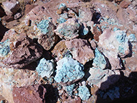 Mineral de cobre en oxidos (malaquita  azuri - Imagen 2