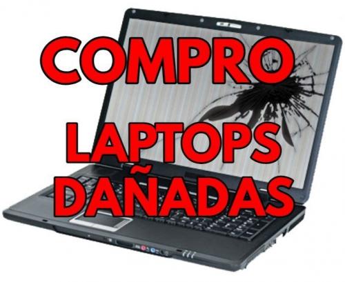 compro laptops daÑadas rotas para repuestos  - Imagen 1